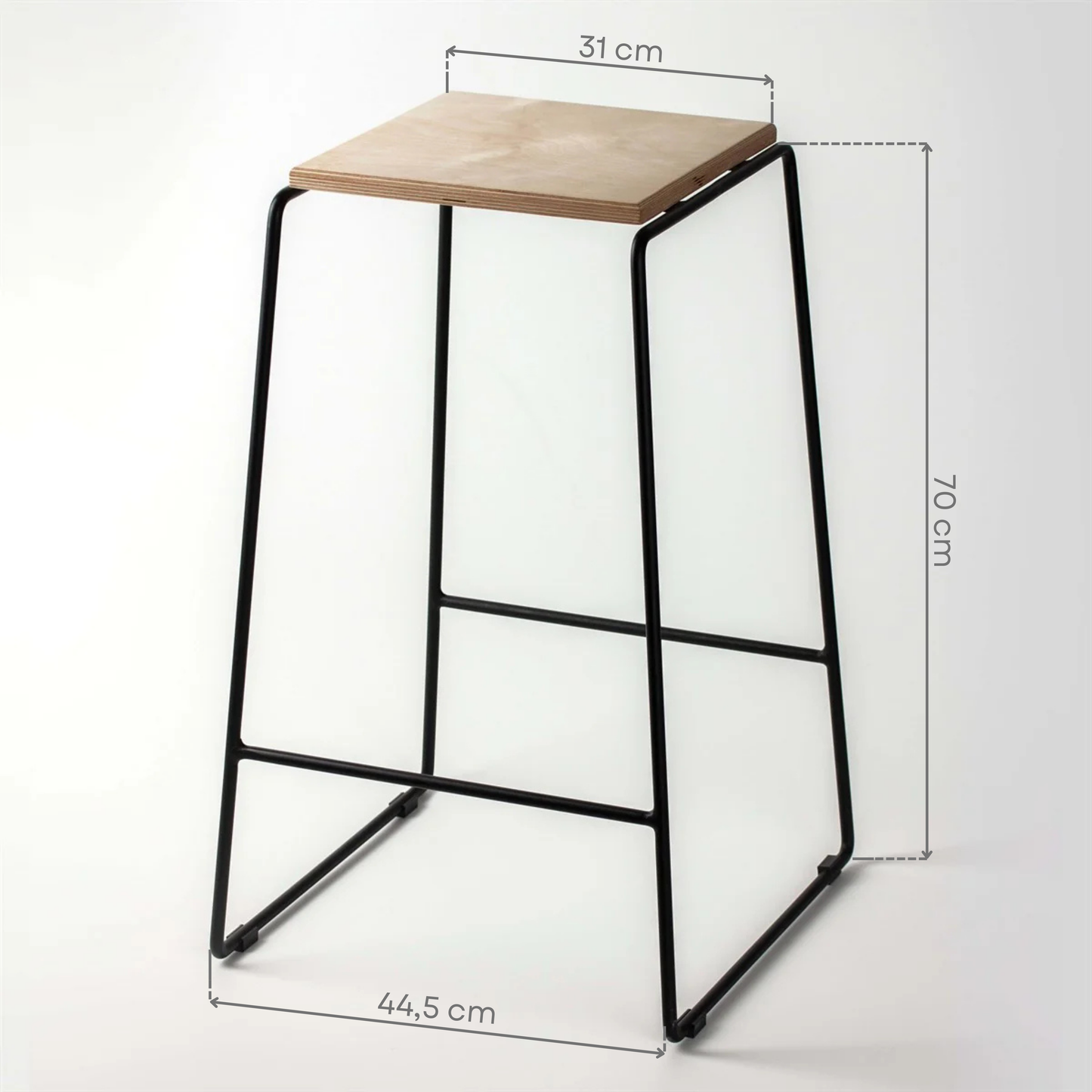 Metal Leg Bar Stool