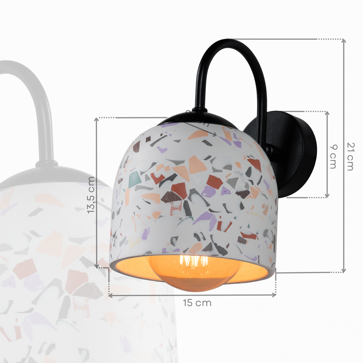 Terrazzo Metal Detay Aplik