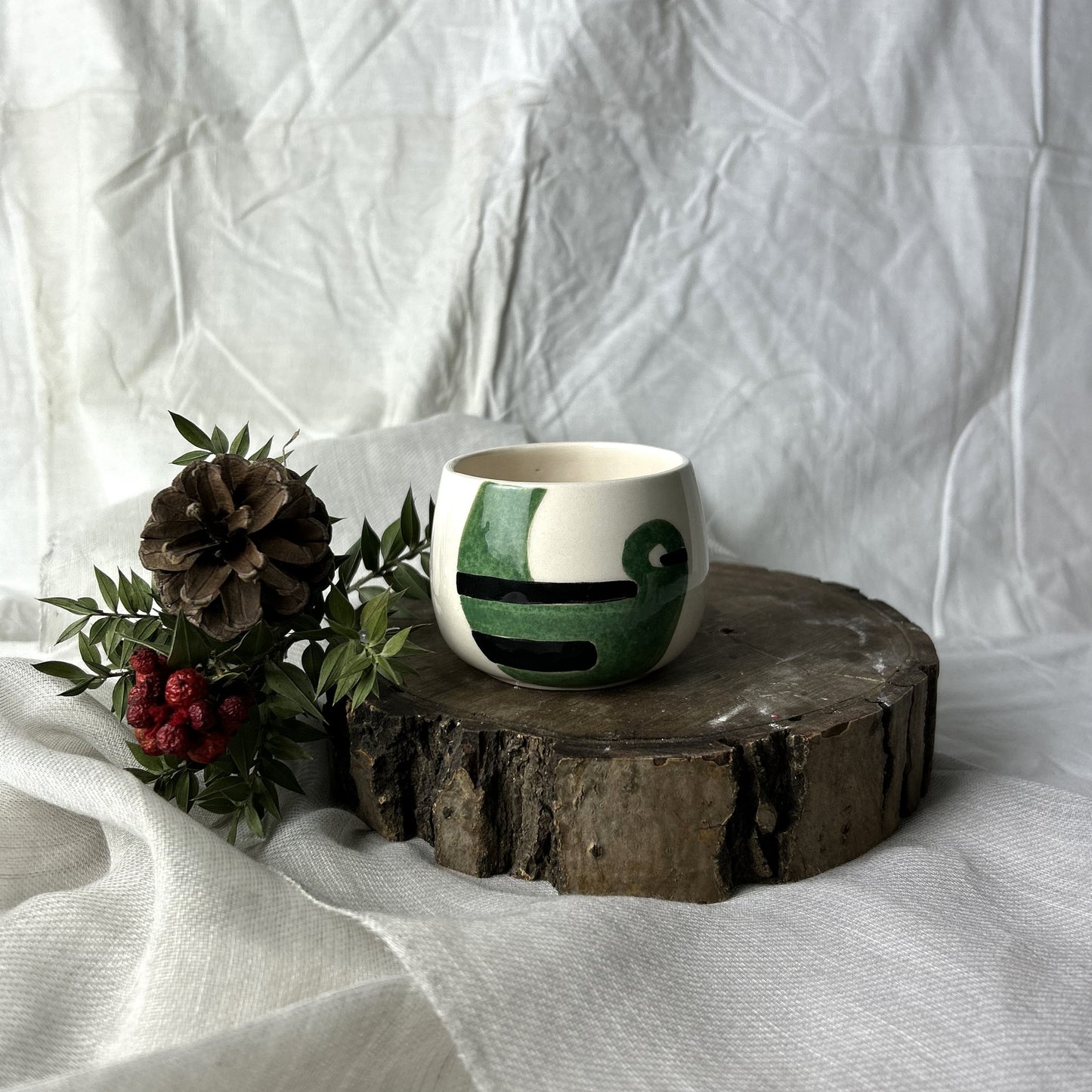 Mallard Ceramic Cup - Small Size