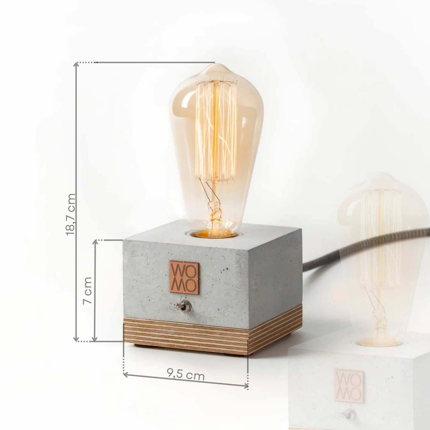 Concrete Table Lamp