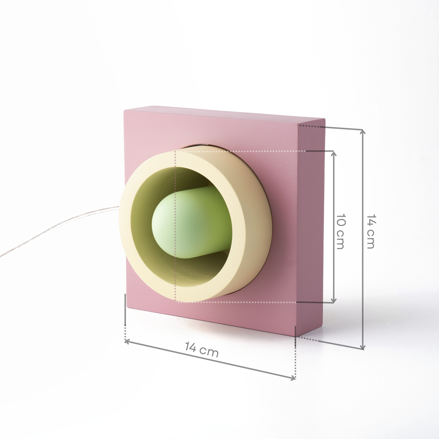 Pink Donut Color Table Lamp