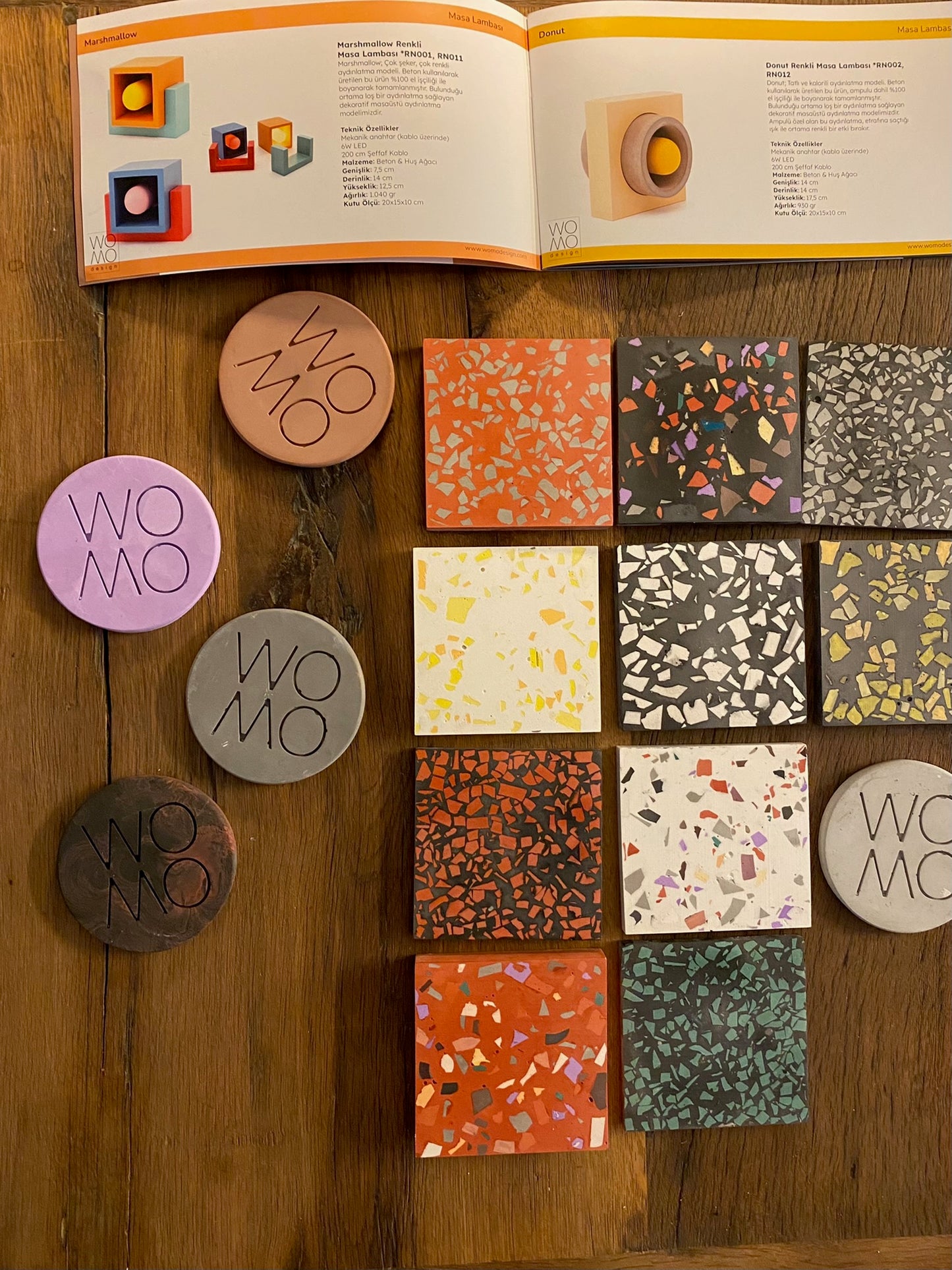 Terazzo Womo Design Çanak Beton Aydınlatma