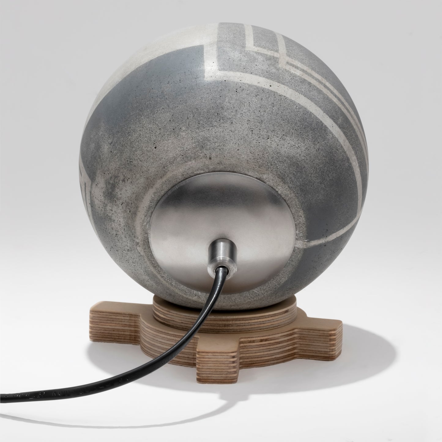 Circuit Round Concrete Table Lamp