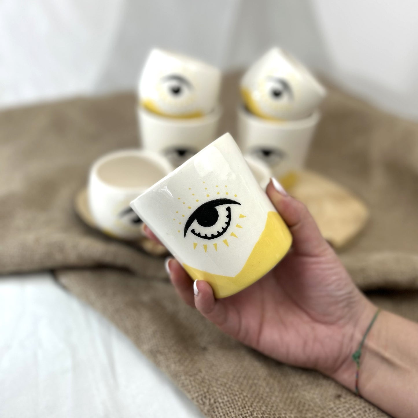 Look Ceramic Coffee Cup