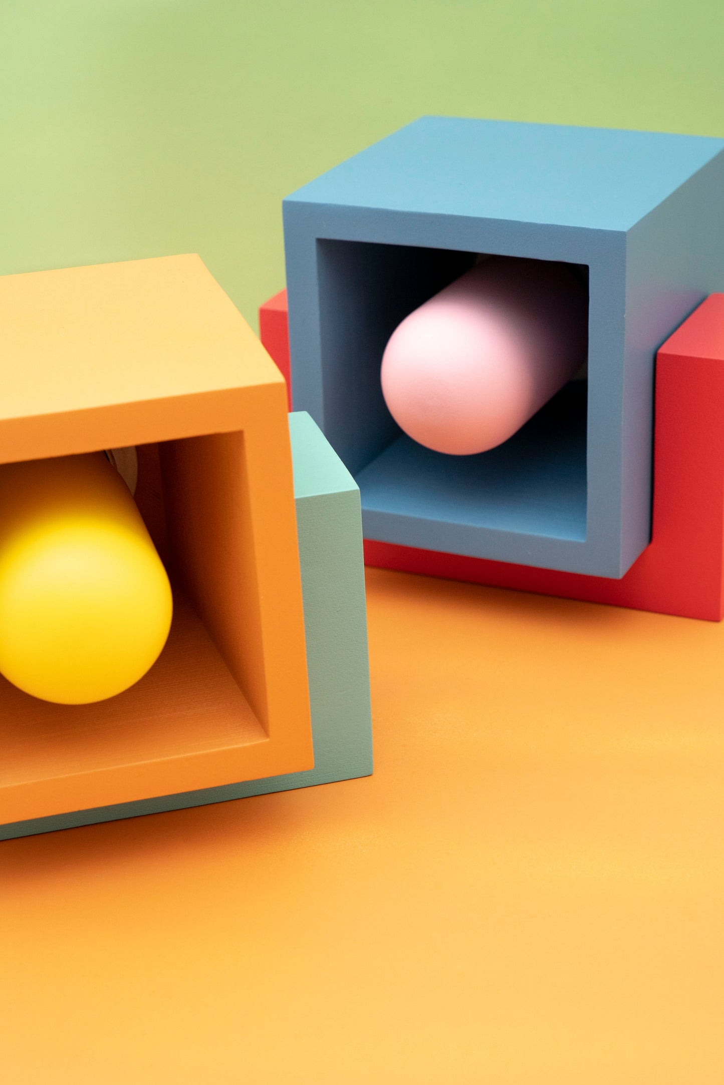 Mavi Marshmallow Renkli Masa Lambası