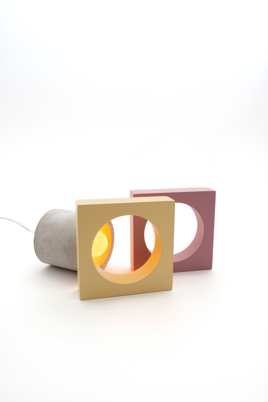 Pembe Donut Renkli Masa Lambası