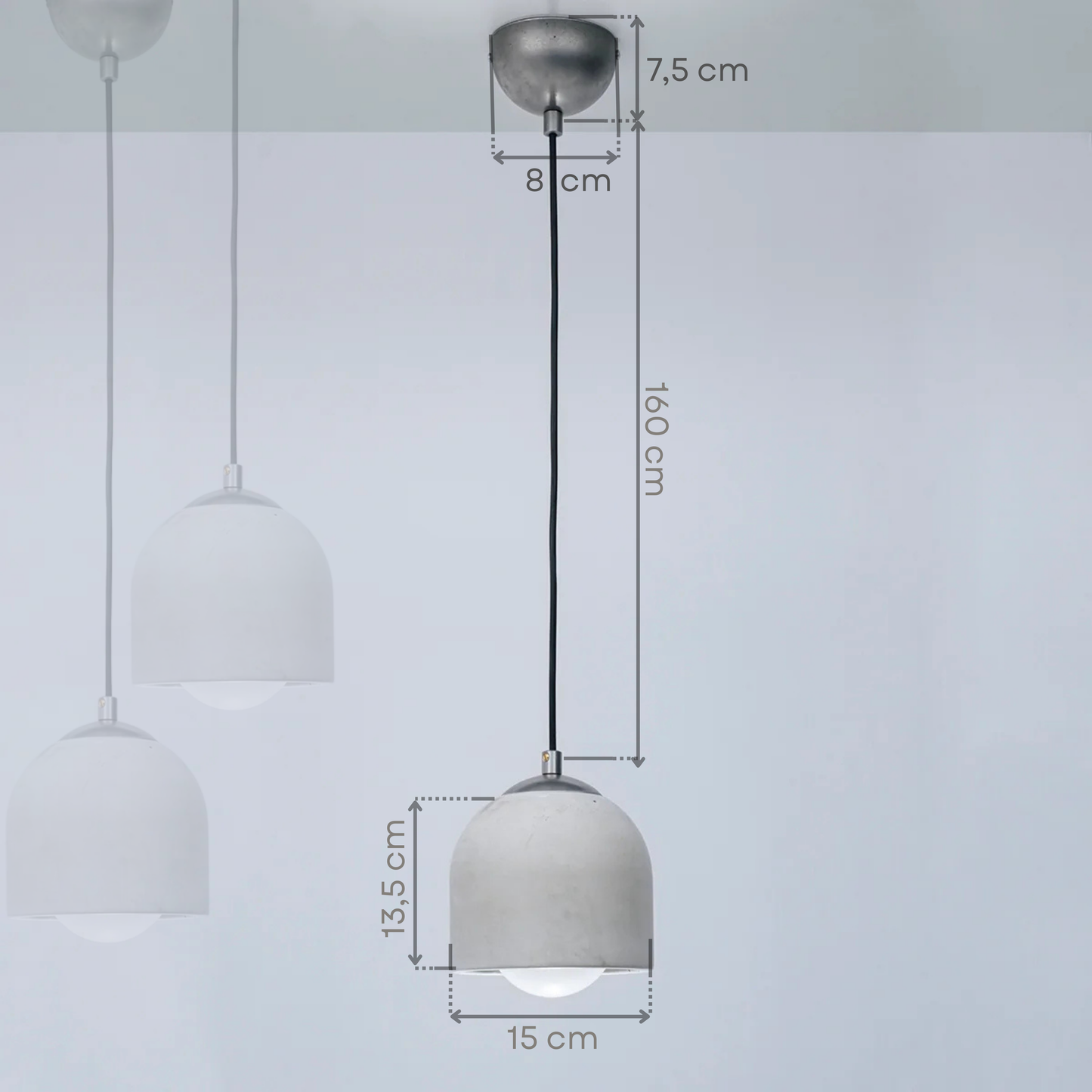 Beton Metal Tavan Aydınlatması