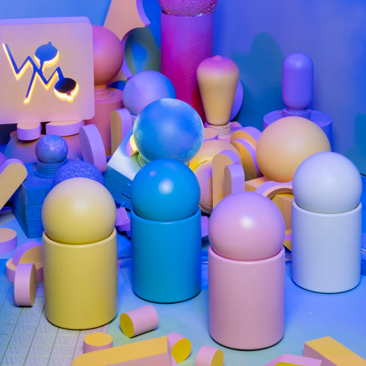 Vespa Lolipop Masa Lambası