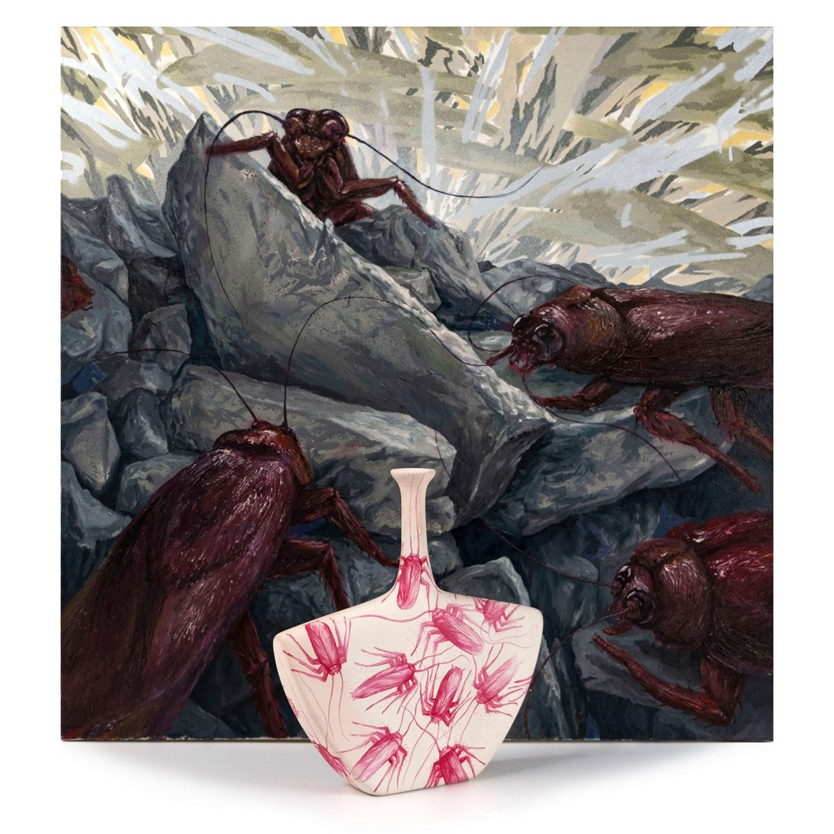 Womo x Monster Ceramic Vase