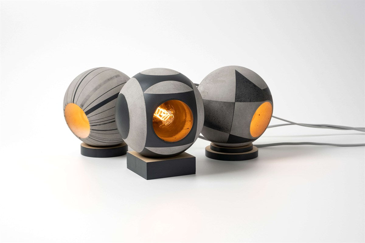 Womo x No Round Concrete Table Lamp