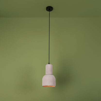 Katmanlı Gri Beton Tavan Aydınlatması