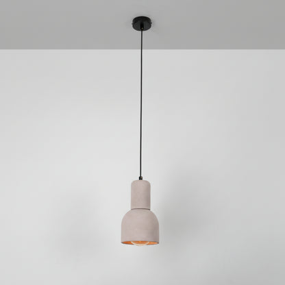 Katmanlı Gri Beton Tavan Aydınlatması