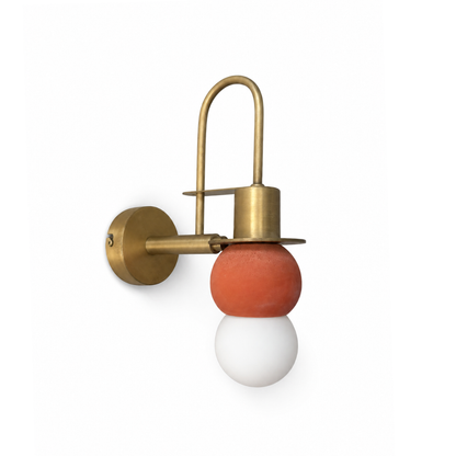 Terracota Küre Pirinç Metal Aplik