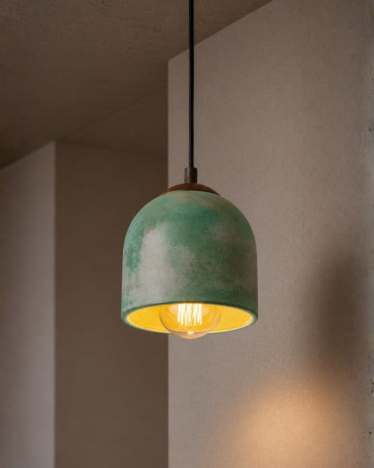 Tumbled Concrete Ceiling Lighting