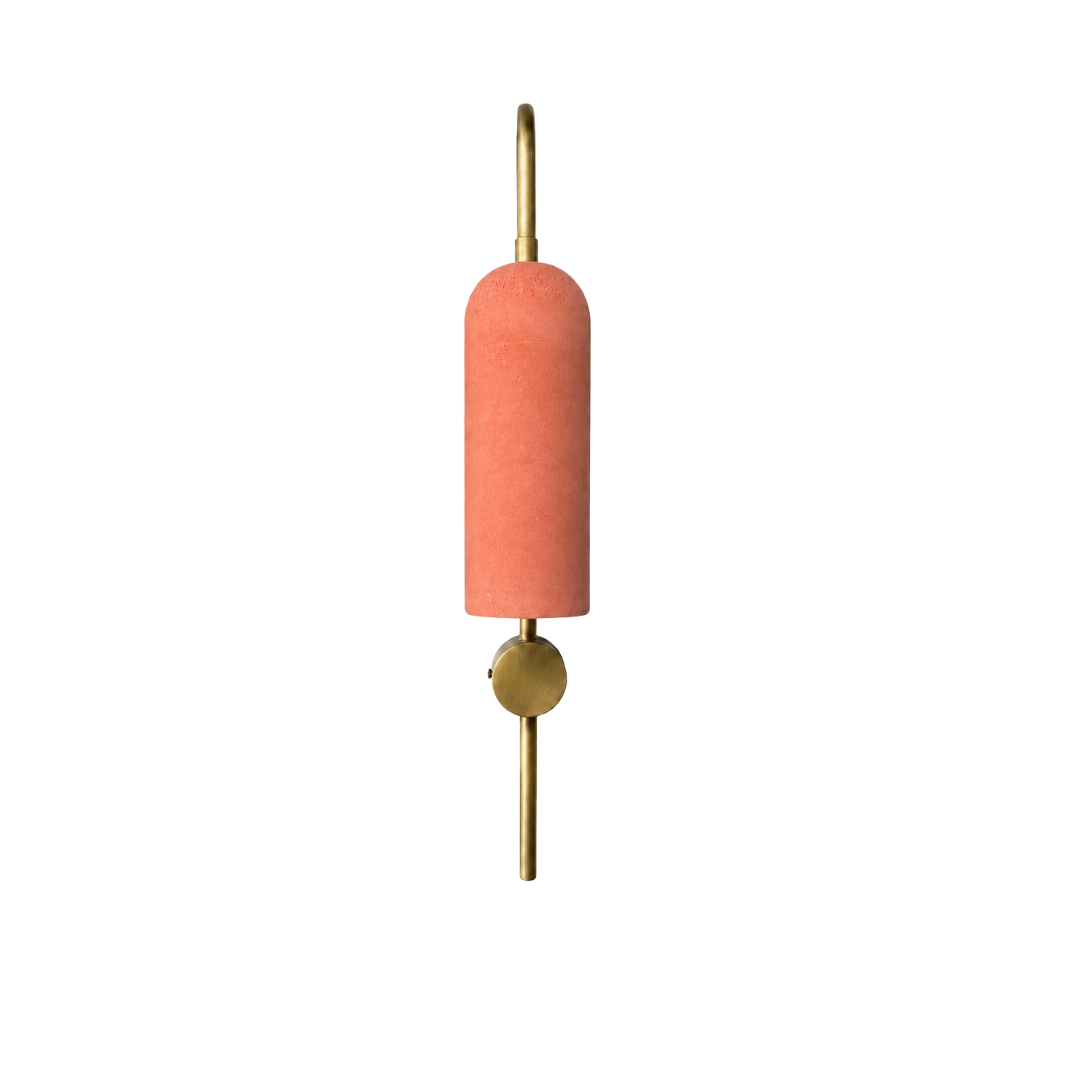 Terracota Kubbe Silindir Pirinç Metal Aplik