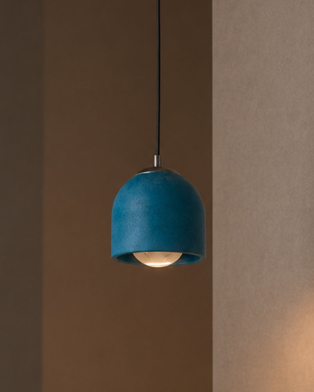 Blue Concrete Ceiling Lighting