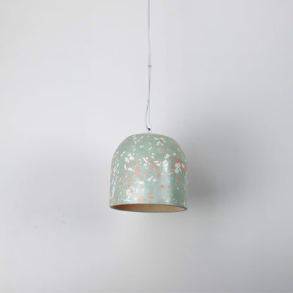 Terrazzo Su Yeşili Büyük Beton Tavan Aydınlatması