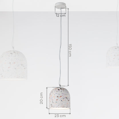 Terrazzo Large Concrete Ceiling Light