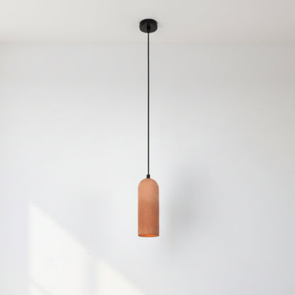 Terracotta Kubbe Silindir Beton Sarkıt Aydınlatma