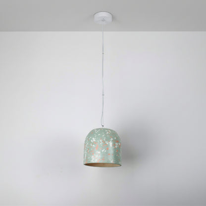 Terrazzo Su Yeşili Büyük Beton Tavan Aydınlatması