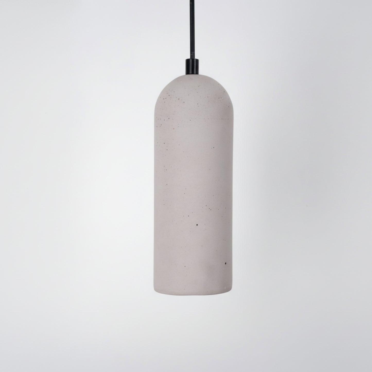 Gri Kubbe Silindir Beton Sarkıt Aydınlatma