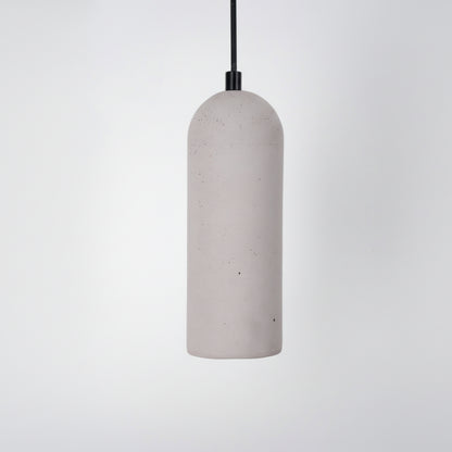 Gri Kubbe Silindir Beton Sarkıt Aydınlatma