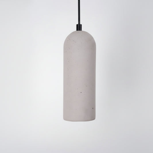 Gri Kubbe Silindir Beton Sarkıt Aydınlatma