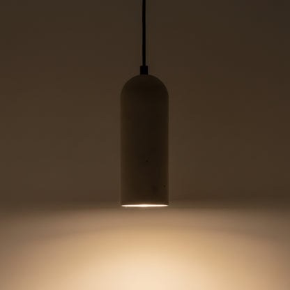 Gri Kubbe Silindir Beton Sarkıt Aydınlatma