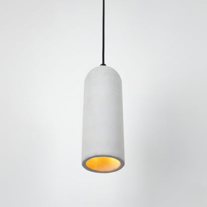 Gri Kubbe Silindir Beton Sarkıt Aydınlatma