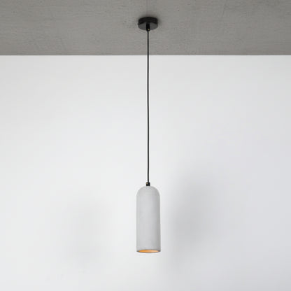 Gri Kubbe Silindir Beton Sarkıt Aydınlatma