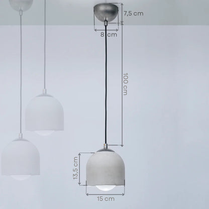 Concrete Metal Ceiling Lighting