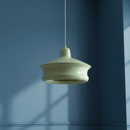 Yeşil Metal Silindir Tavan Aydınlatması