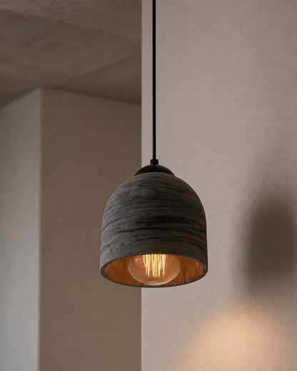 Marble Textured Concrete Ceiling Lighting