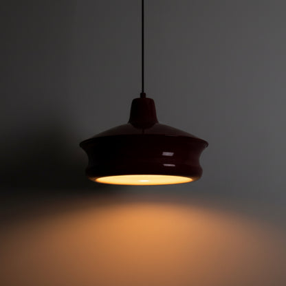 Bordo Metal Silindir Tavan Aydınlatması