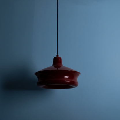 Bordo Metal Silindir Tavan Aydınlatması