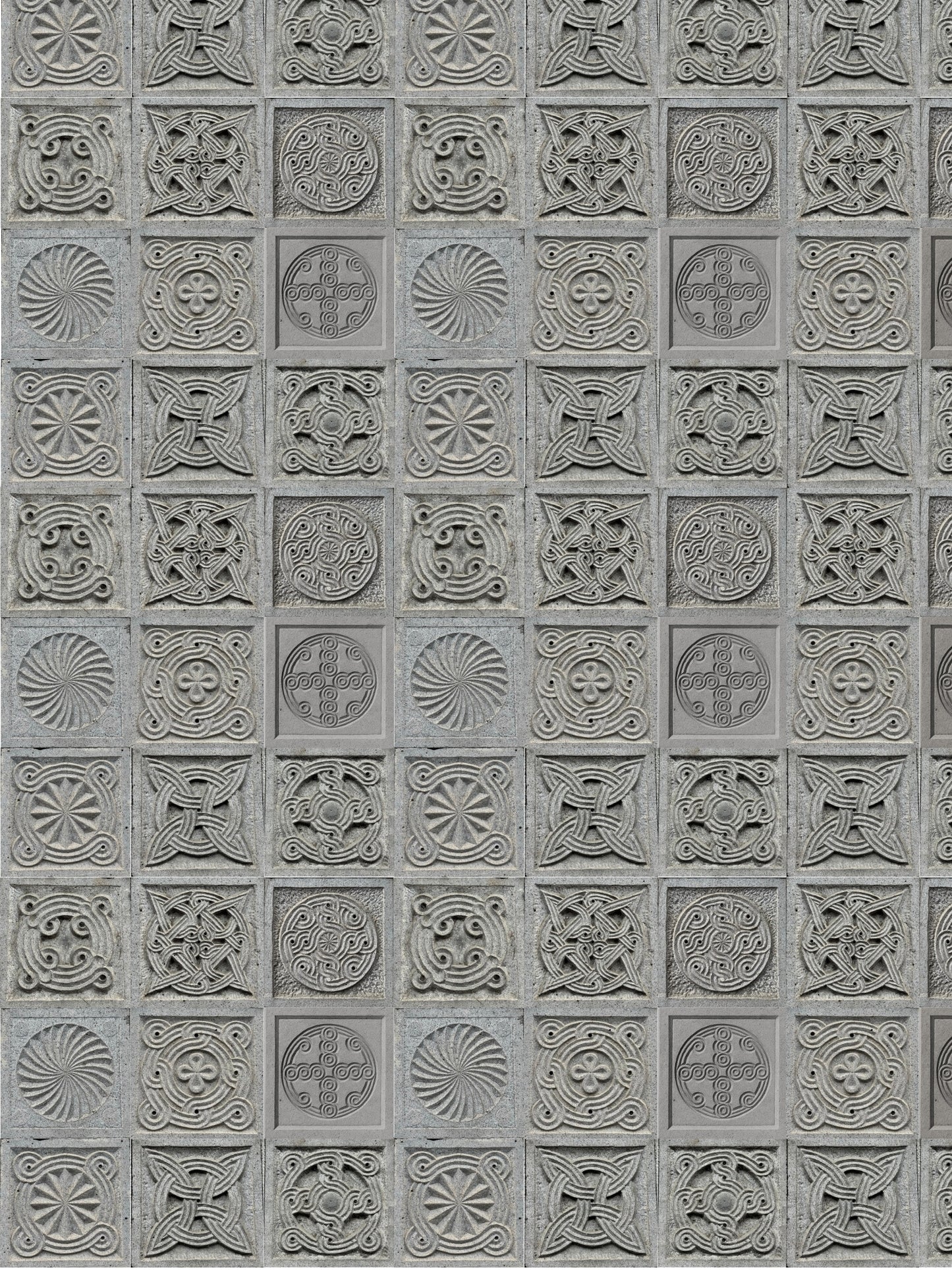 Kafkas Motifleri Beton Duvar Karosu