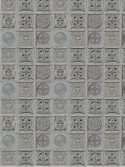 Kafkas Motifleri Beton Duvar Karosu