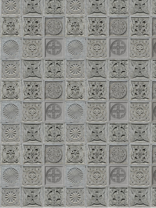 Kafkas Motifleri Beton Duvar Karosu