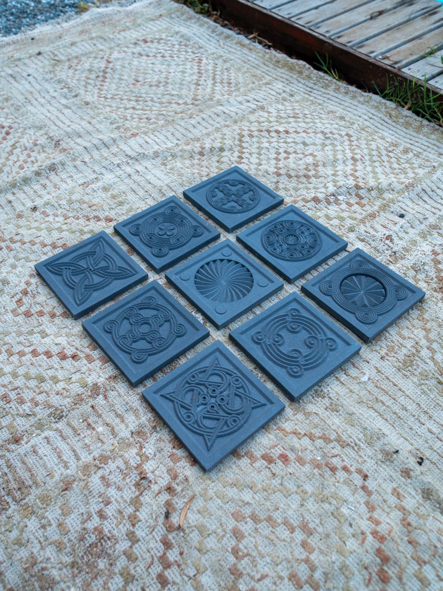 Kafkas Motifleri Beton Duvar Karosu