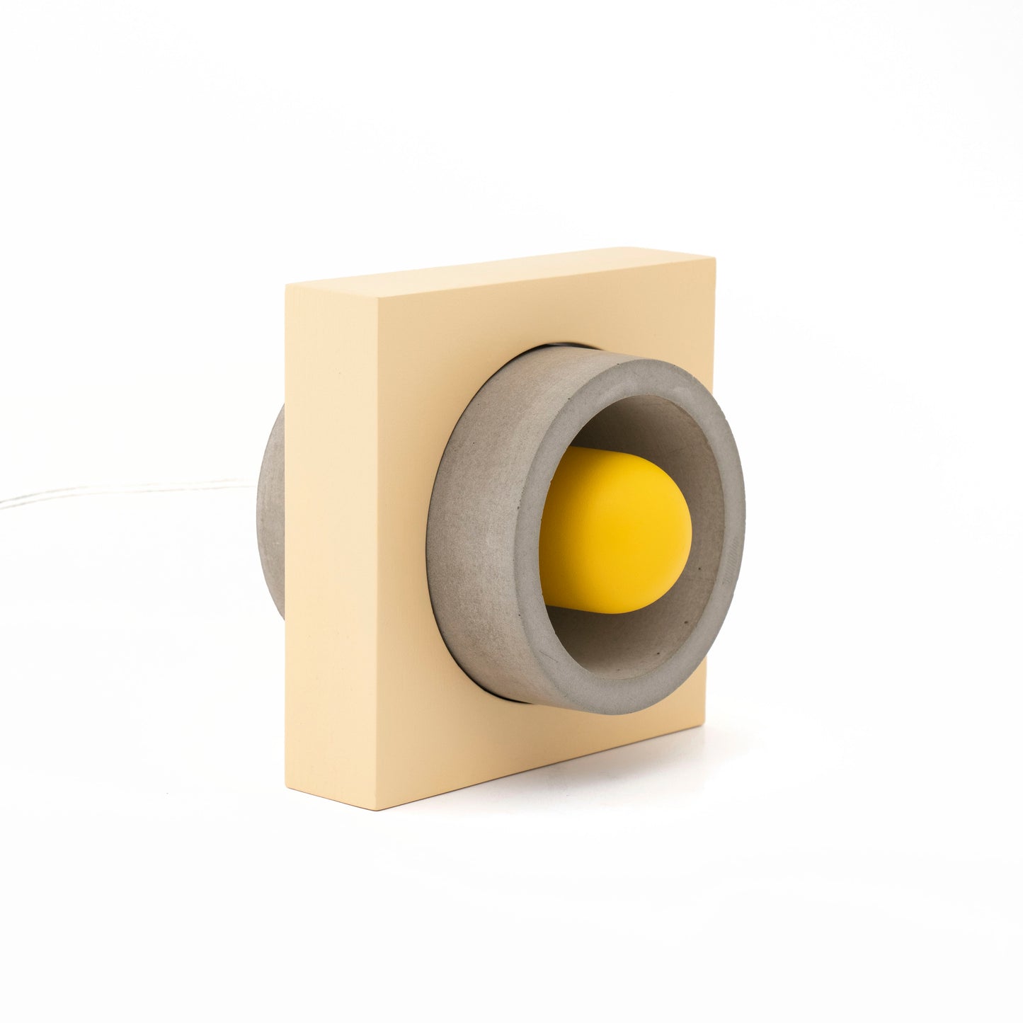 Beige Donut Color Table Lamp