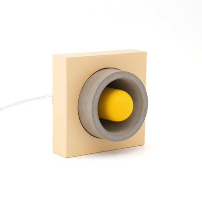 Beige Donut Color Table Lamp