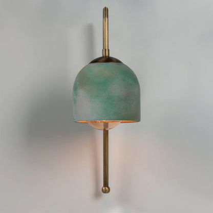 Rust Textured Bronze Metal Detail Sconce