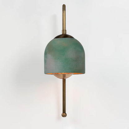 Rust Textured Bronze Metal Detail Sconce