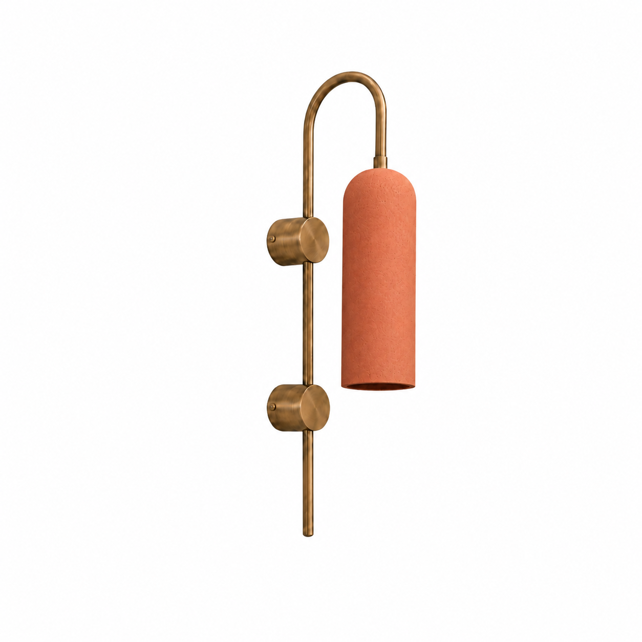 Terracota Kubbe Silindir Pirinç Metal Aplik