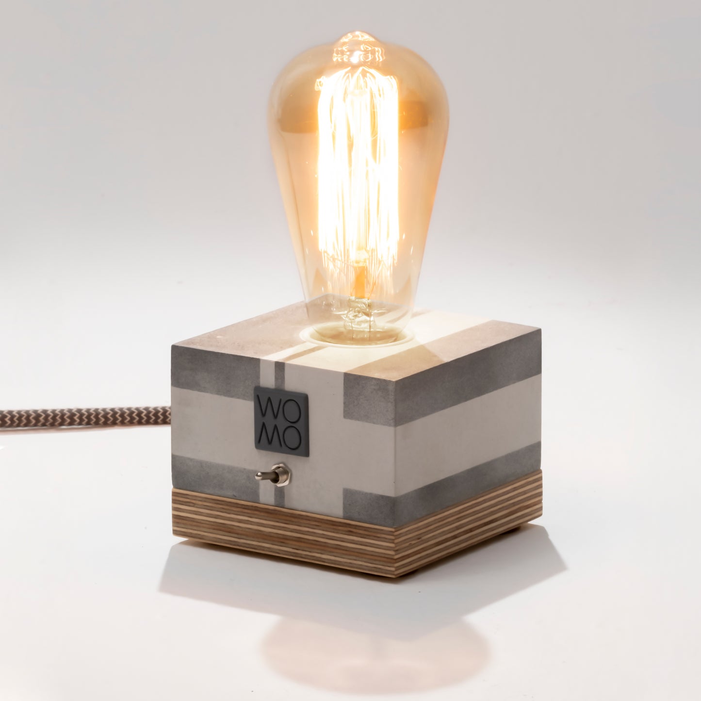 Circuit Antresit Concrete Table Lamp - Cylinder