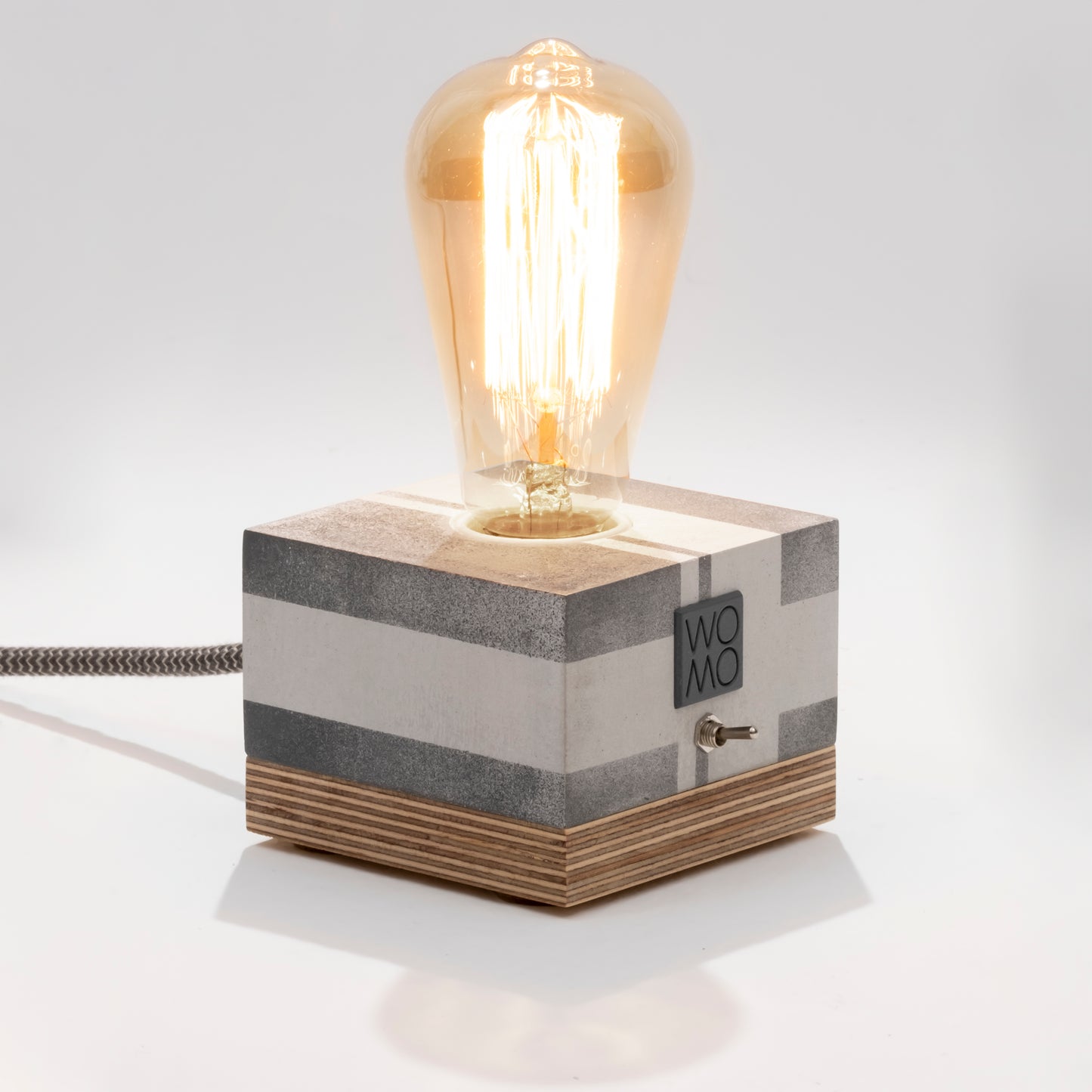 Circuit Antresit Concrete Table Lamp - Cylinder
