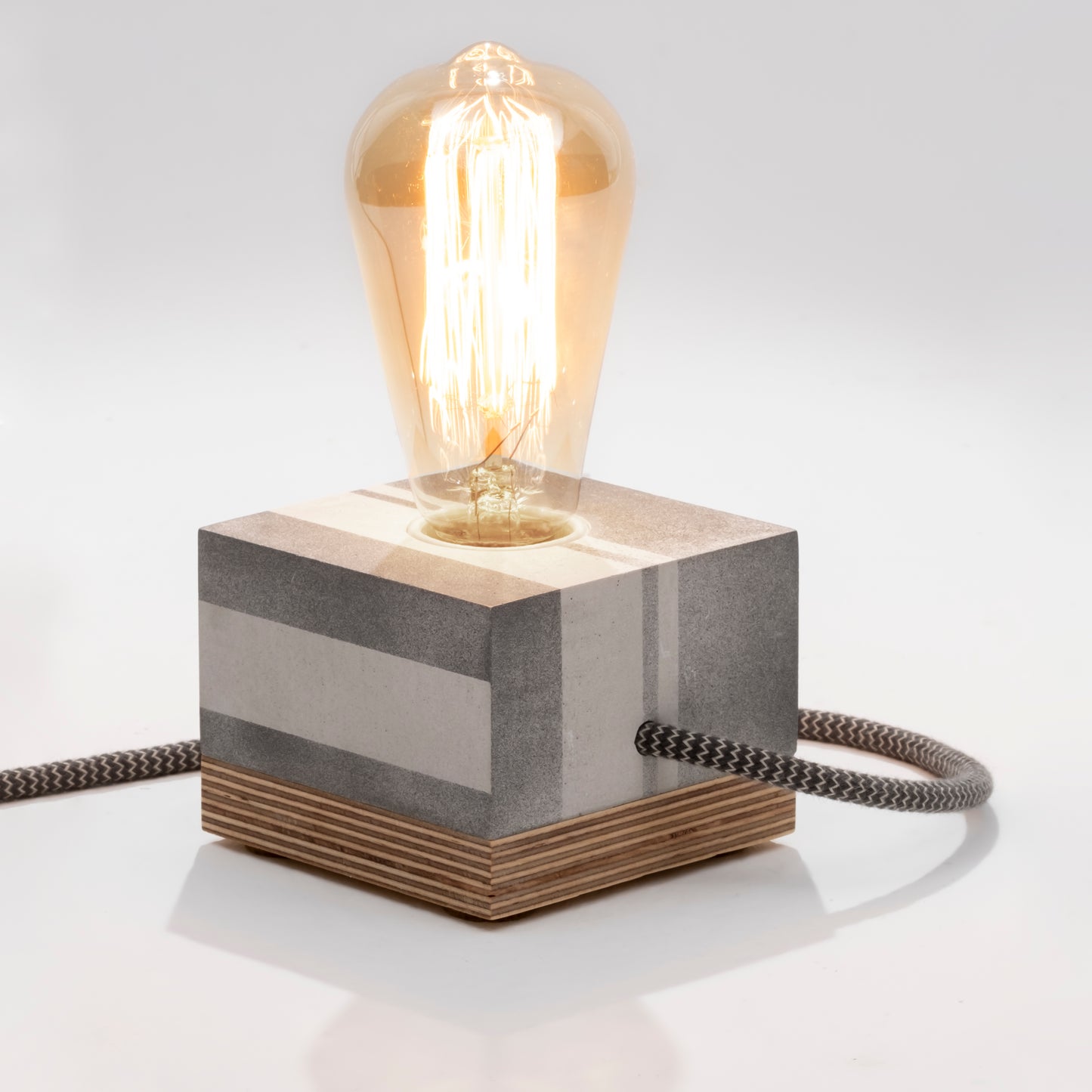 Circuit Antresit Concrete Table Lamp - Cylinder