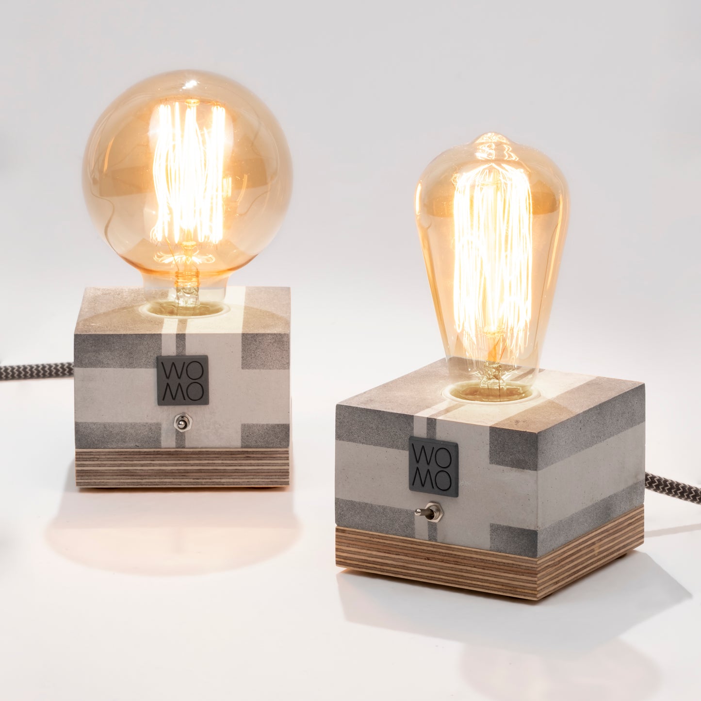 Circuit Antresit Concrete Table Lamp - Cylinder