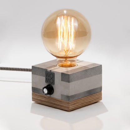 Circuit Antresit Concrete Table Lamp with Dimmer - Globe