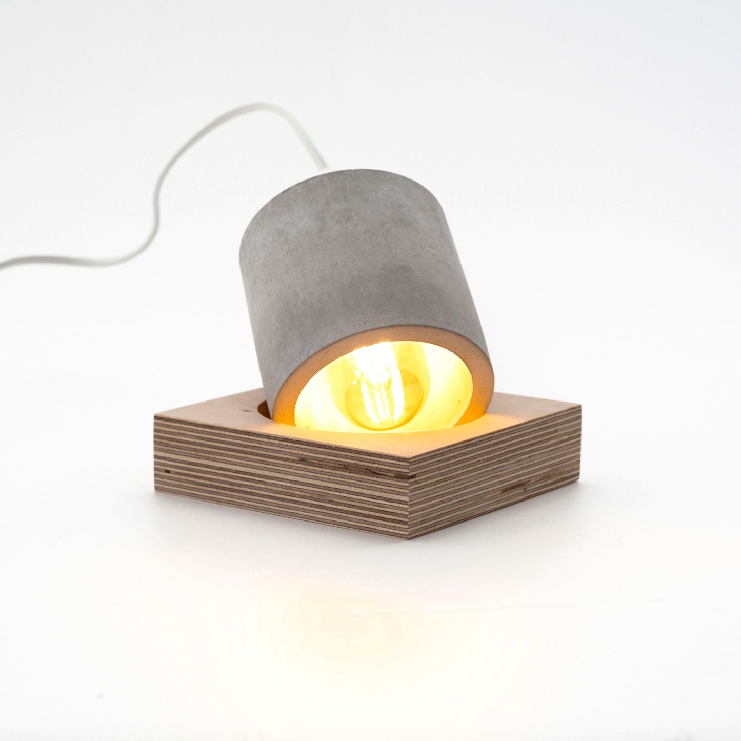 Handmade Wooden Table Lamp